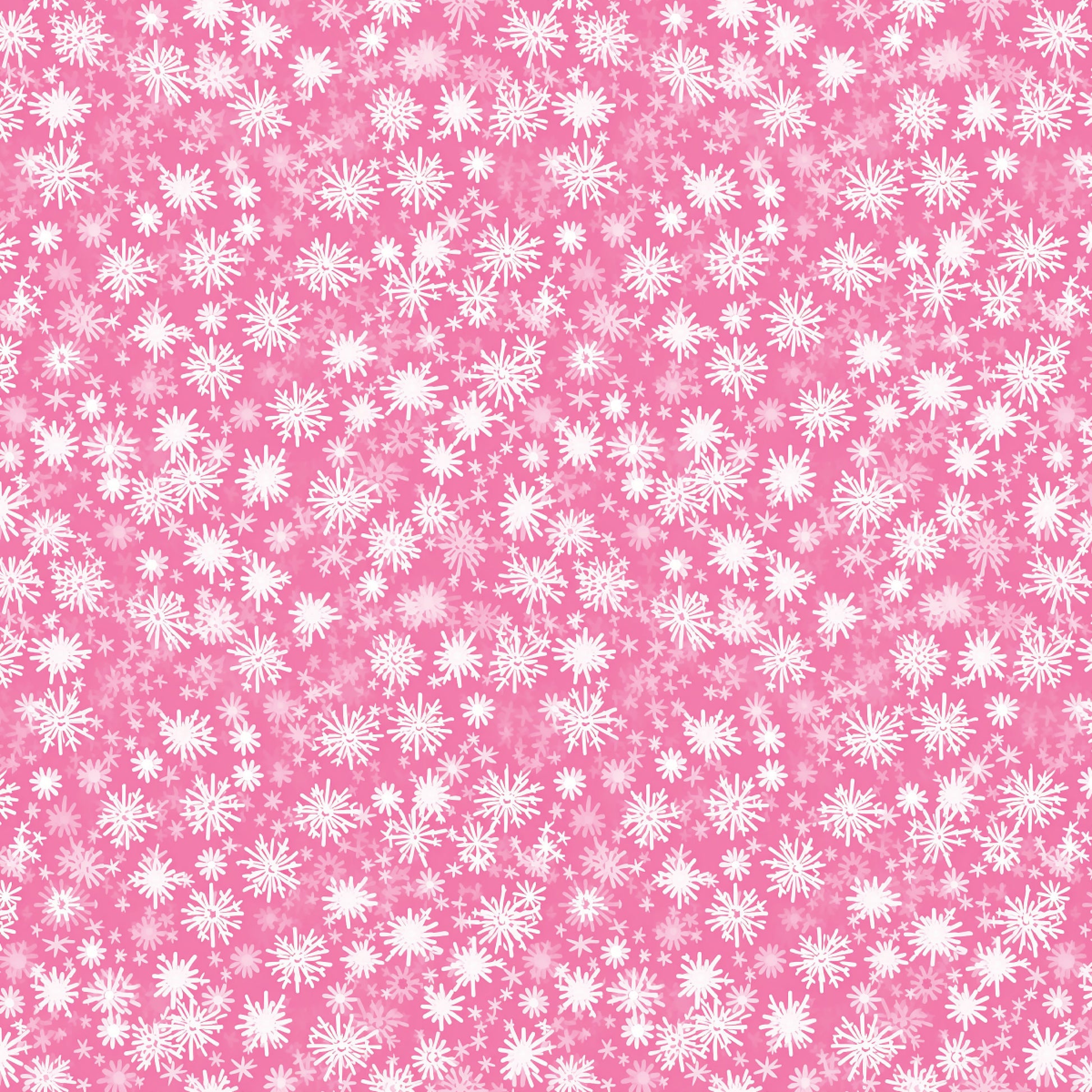 Itty Bitty Pink Snowflakes Pattern Acrylic Sheets - CMB Pattern Acrylic