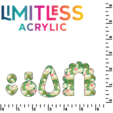 P1195 | Preppy Goose - Green Pattern Acrylic Sheets - CMB Pattern Acrylic