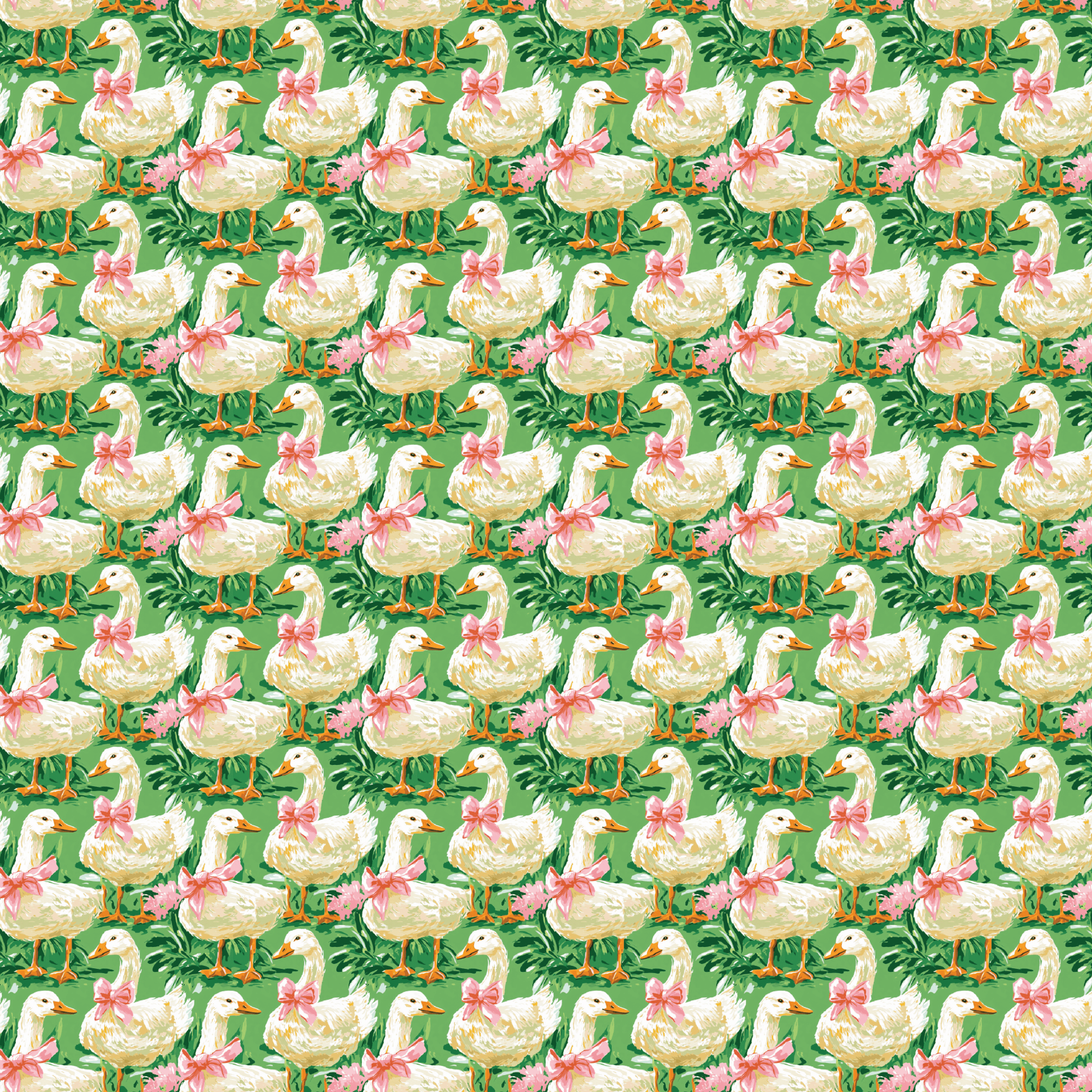 P1195 | Preppy Goose - Green Pattern Acrylic Sheets - CMB Pattern Acrylic