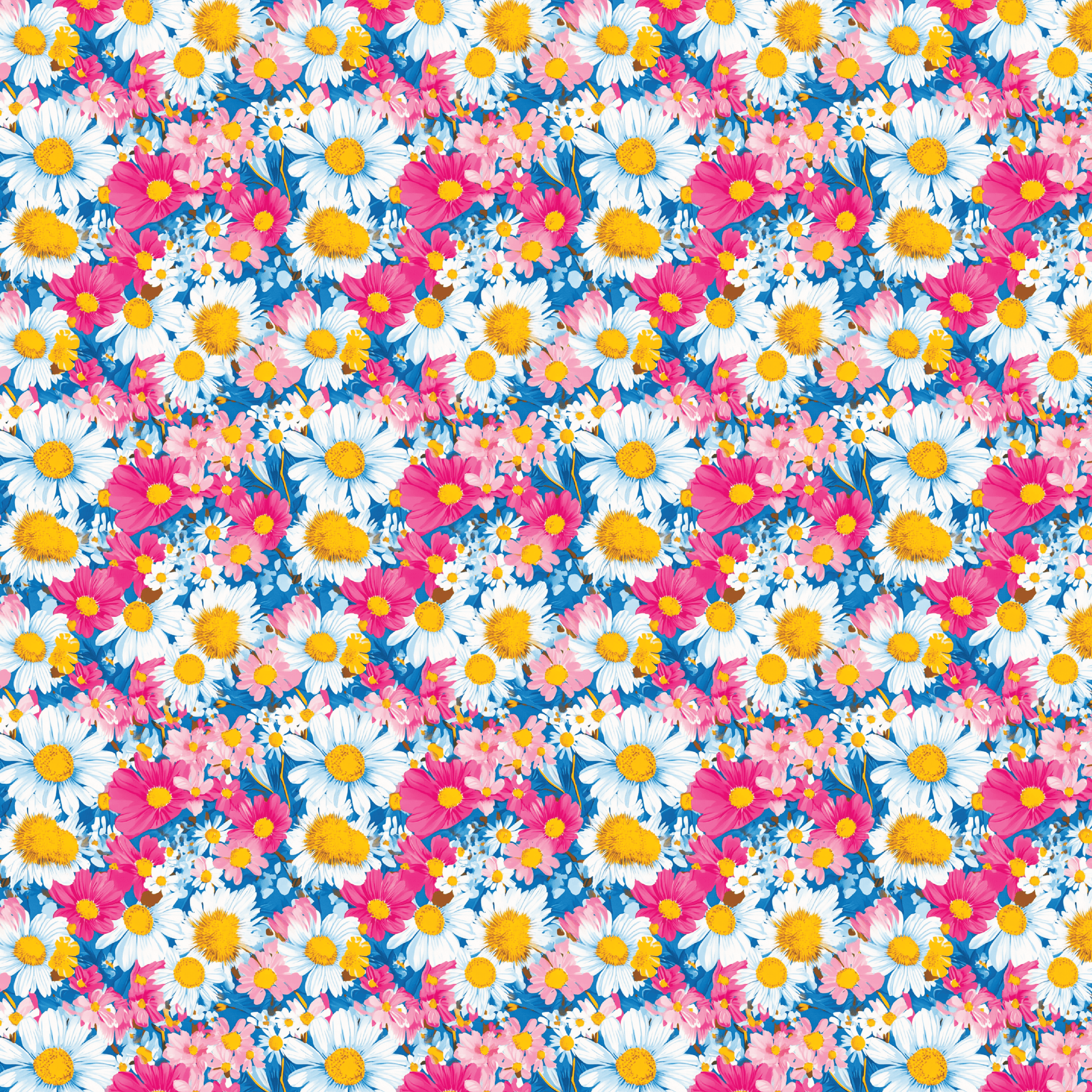 P1207 | Retro Floral 3 Pattern Acrylic Sheets - CMB Pattern Acrylic