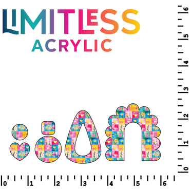 P1209 | Spring Patchwork 1 Pattern Acrylic Sheets - CMB Pattern Acrylic