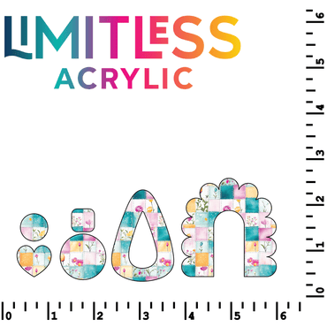 P1210 | Spring Patchwork 2 Pattern Acrylic Sheets - CMB Pattern Acrylic