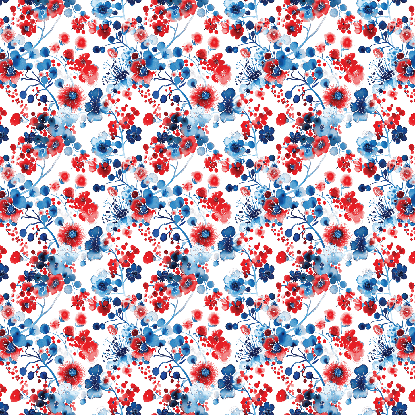 P1218 | Florals for the Fourth Pattern Acrylic Sheets - CMB Pattern Acrylic