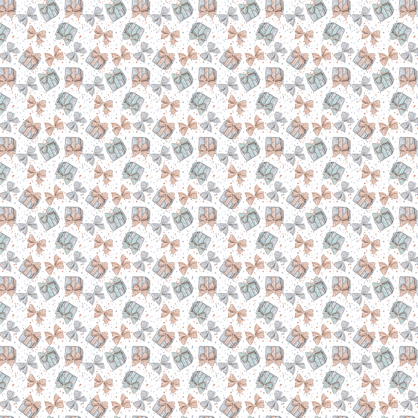 P1233 | Presents, Bows, & Confetti Pattern Acrylic Sheets - CMB Pattern Acrylic