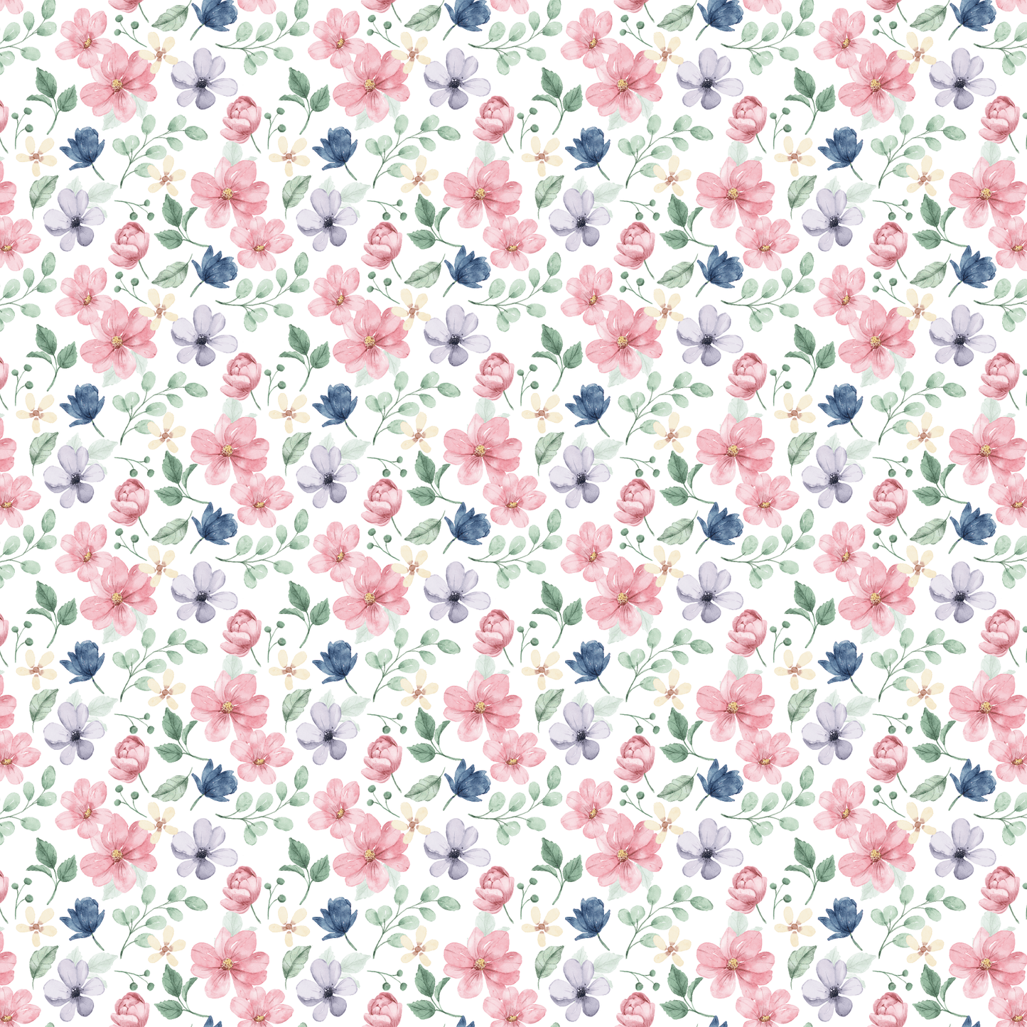 P1238 | Spring Floral 4 Pattern Acrylic Sheets - CMB Pattern Acrylic