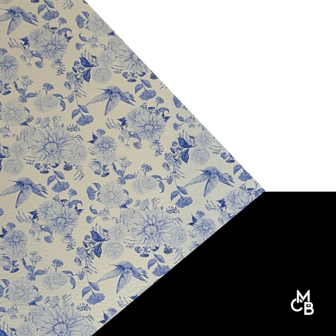 Pattern Leatherette | Chinoiserie | P0227 - LASERABLE LEATHERETTE