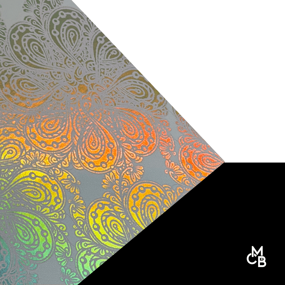 Pattern Leatherette | HOLOGRAPHIC PINK LACE 2 | P0919 - LASERABLE LEATHERETTE