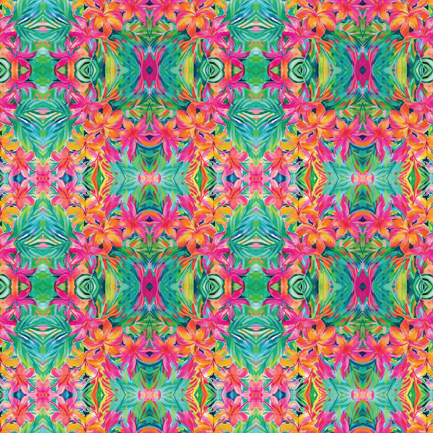 Preppy Tropical Watercolor Pattern Acrylic Sheets - CMB Pattern Acrylic