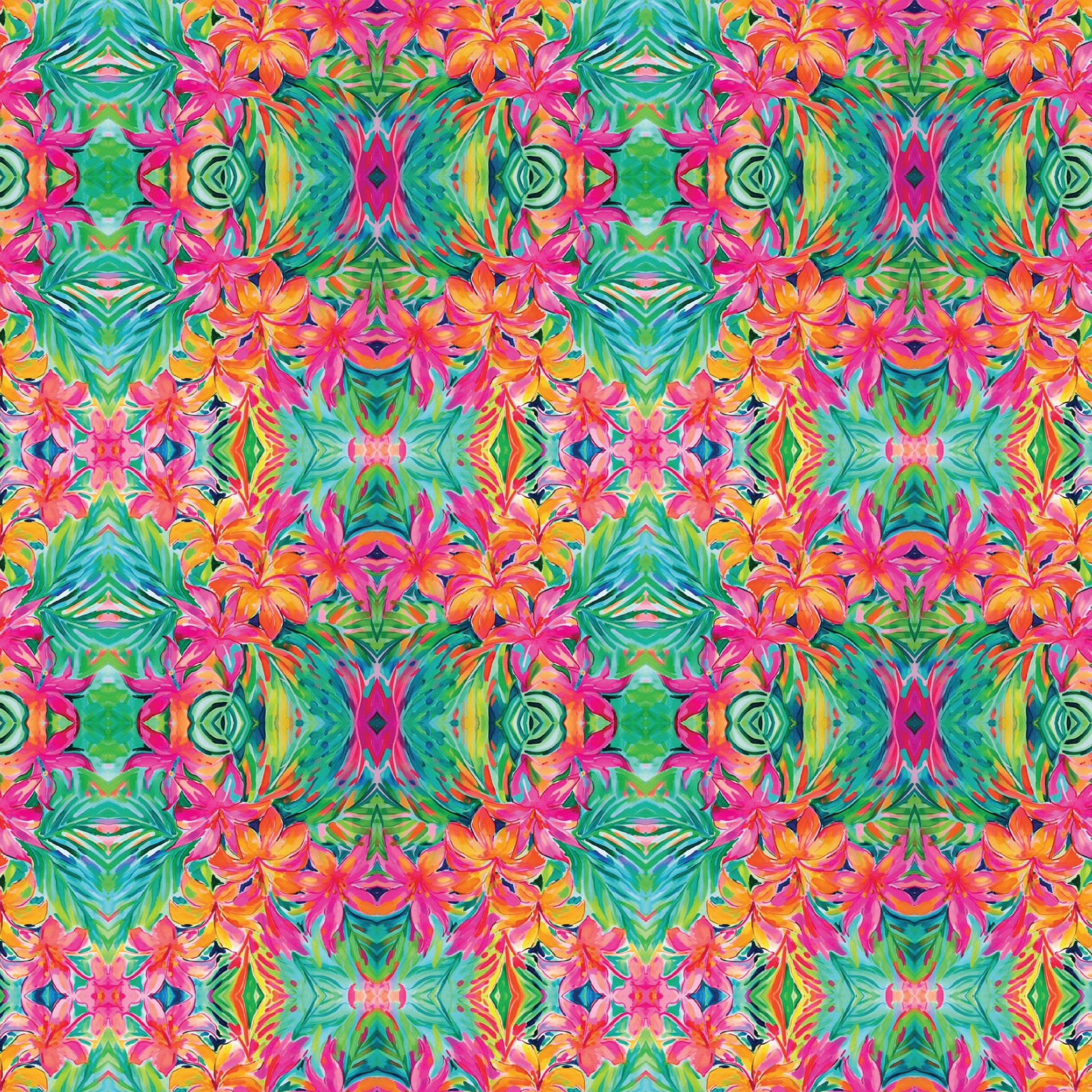 Preppy Tropical Watercolor Pattern Acrylic Sheets - CMB Pattern Acrylic