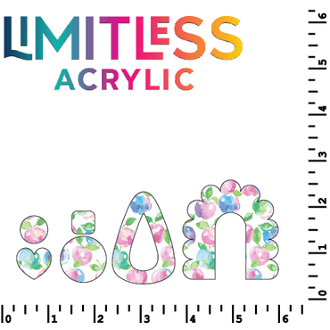 Preppy Watercolor Apples Pattern Acrylic Sheets - CMB Pattern Acrylic