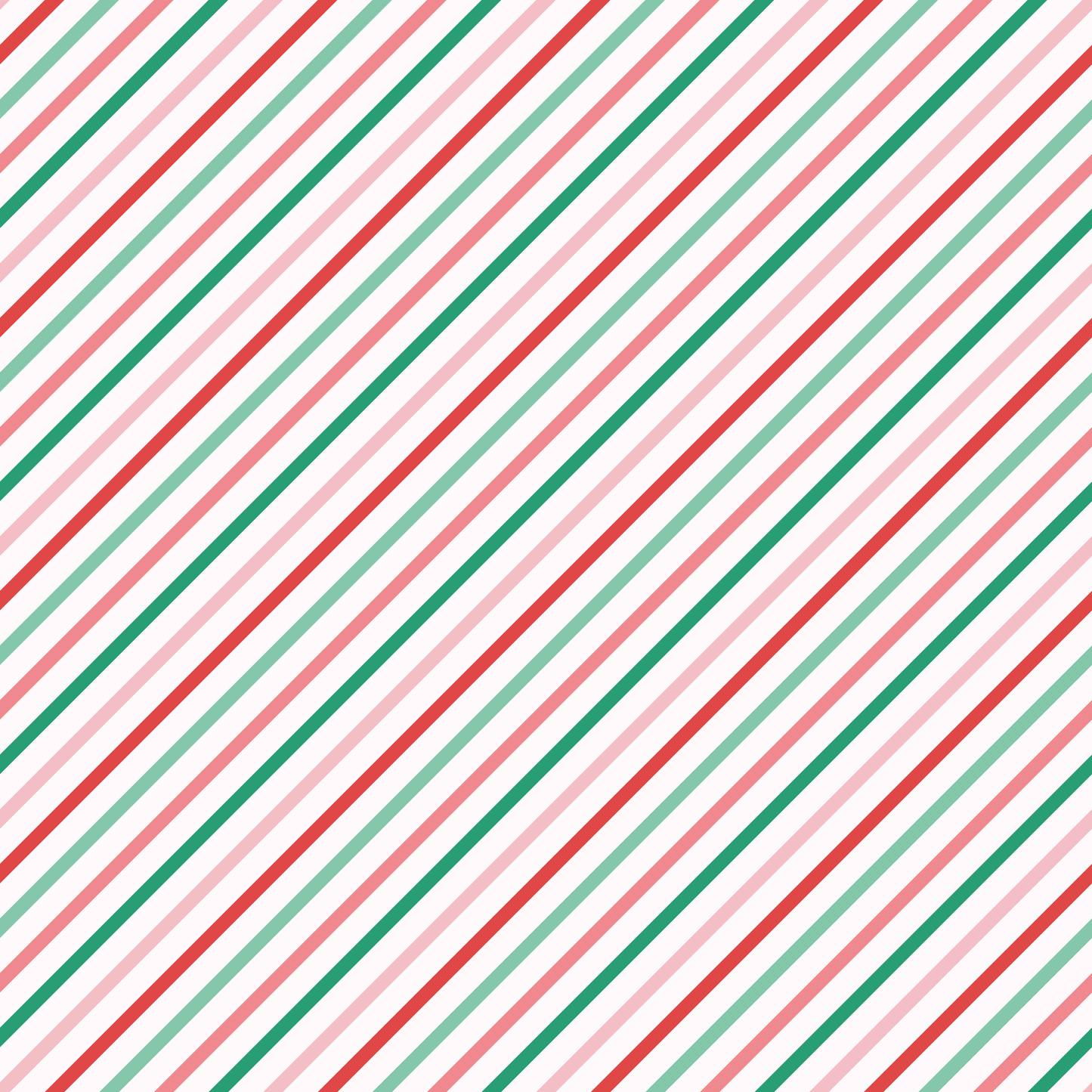Retro Christmas Diagonal Stripes Pattern Acrylic Sheets - CMB Pattern Acrylic