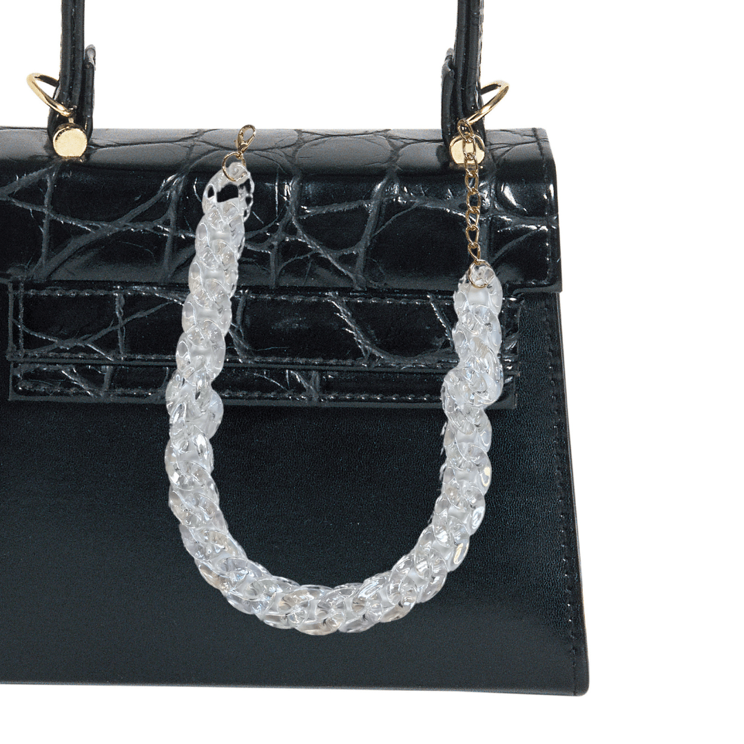 Sparkling Pearl Acrylic Chain 20" | Bag Chain | Phone Chain -