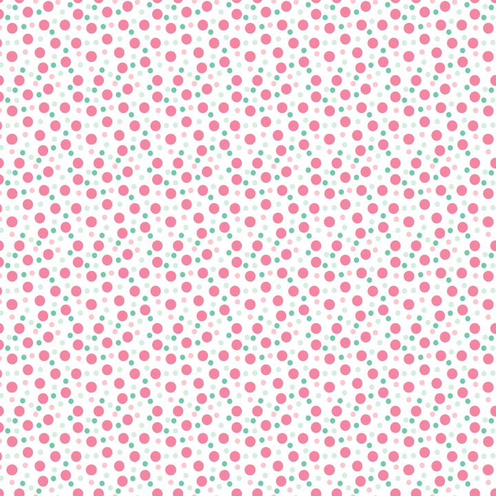 Sweet Watermelon Polka Dots Pattern Acrylic Sheets - CMB Pattern Acrylic
