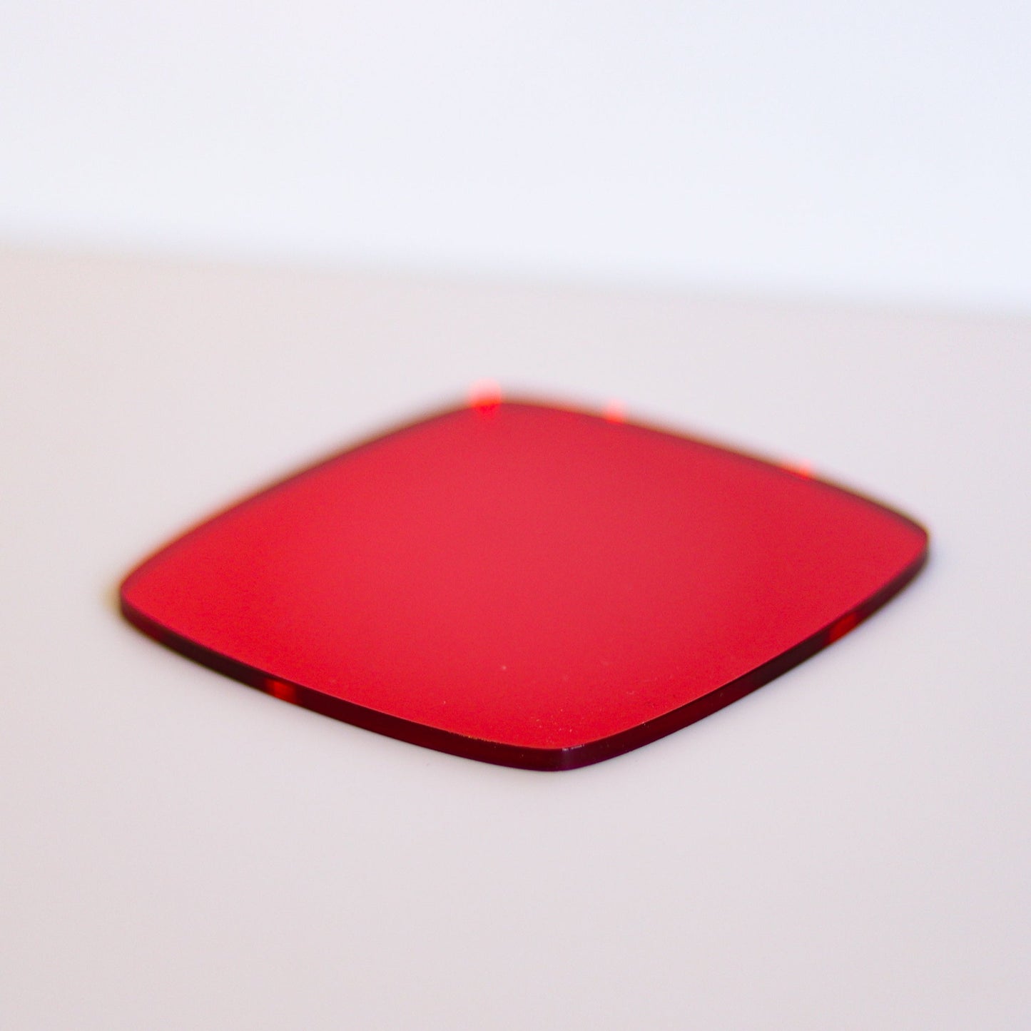 1/8" Bright Red Mirror Acrylic Sheet - Acrylic Sheets