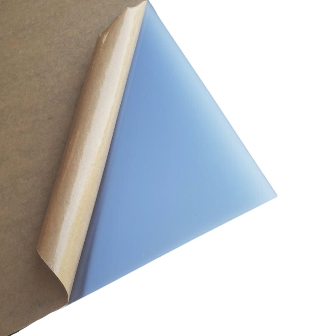 1/8" Frosted Blue Cast Acrylic Sheets One Side Matte - Acrylic Sheets
