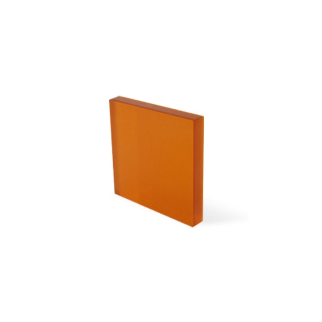 Frosted Tropical Orange Acrylic Sheet - Frosted Matte Acrylic Sheets