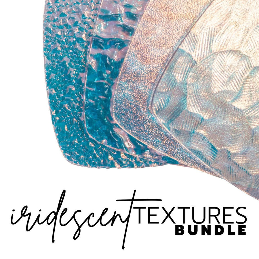 1/8" Iridescent Textured Bundle -