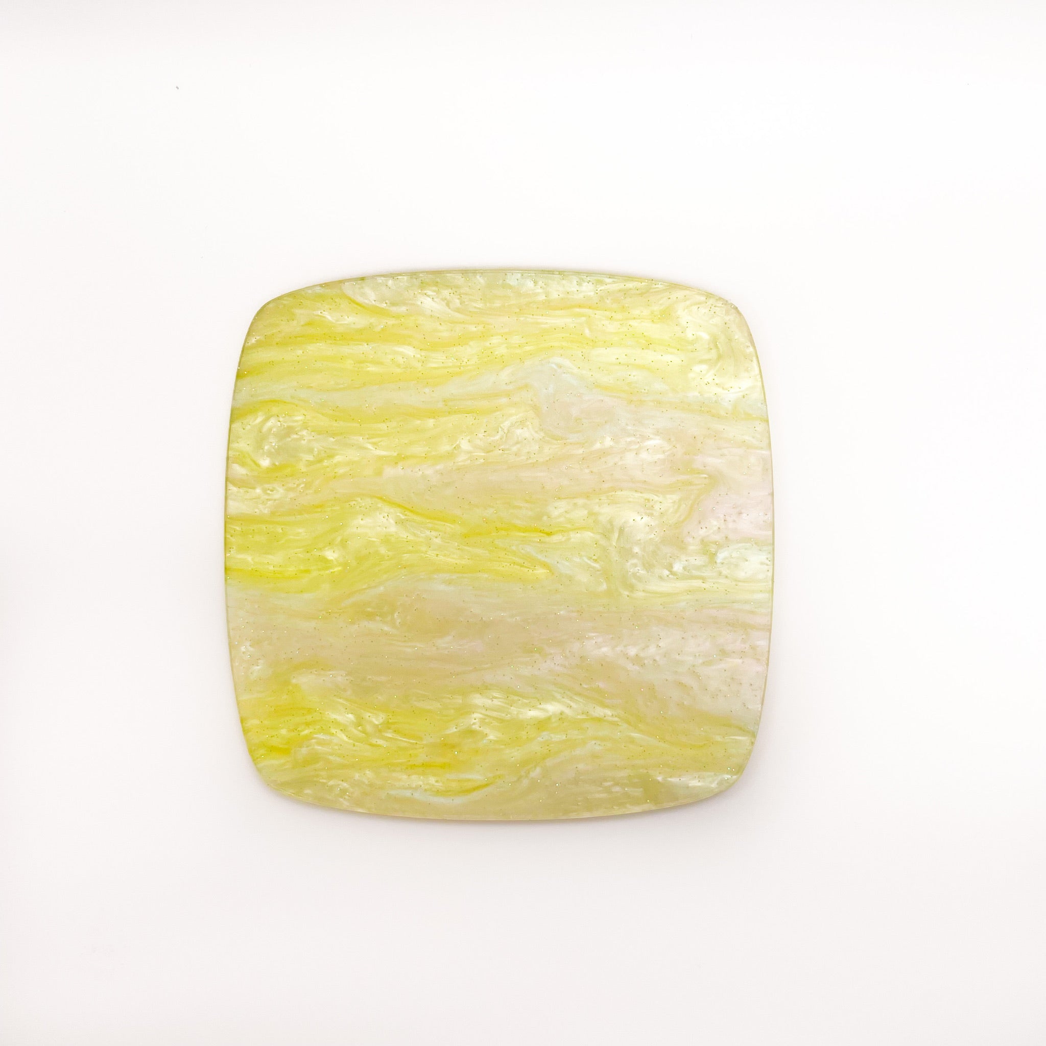 1/8" Lemon Marbled Glitter Cast Acrylic Sheets Custom Made Better