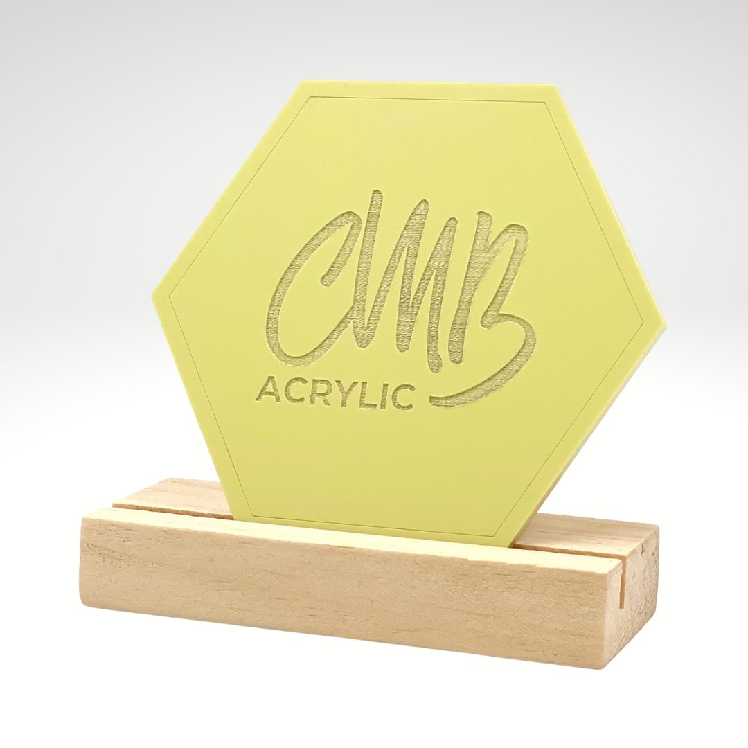 1/8" Pastel Sea Nymph Yellow Acrylic Sheet - Acrylic Sheets