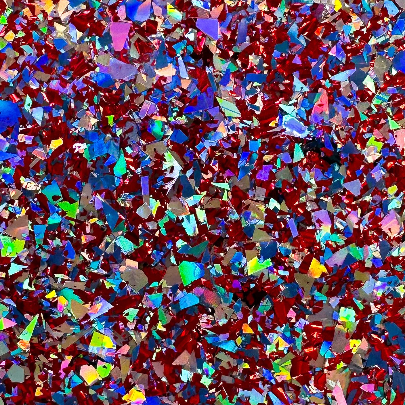 1/8" Patriotic Flake Glitter Cast Acrylic Sheets - Acrylic Sheets