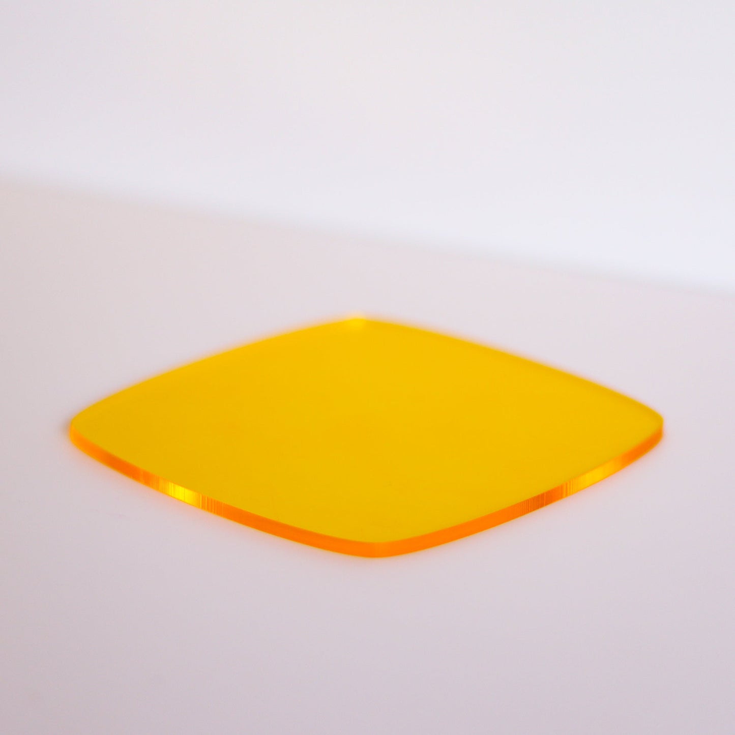 1/8" Transparent Yellow Acrylic Sheet - Acrylic Sheets