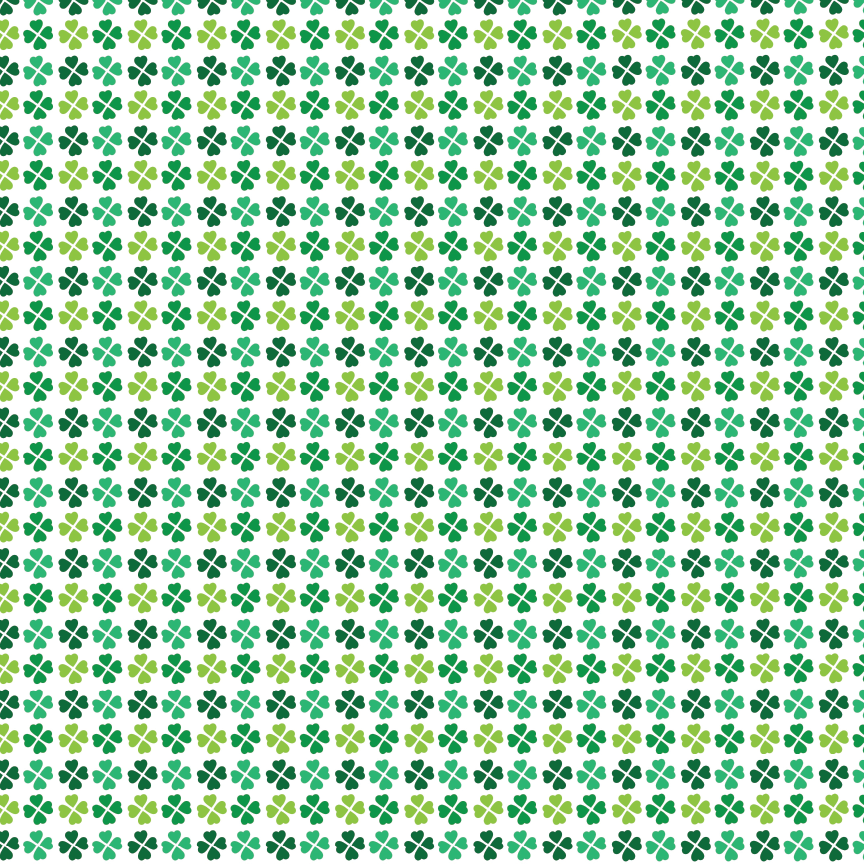 P0023 | 4 Leaf Clovers Geometric Pattern Acrylic Sheets