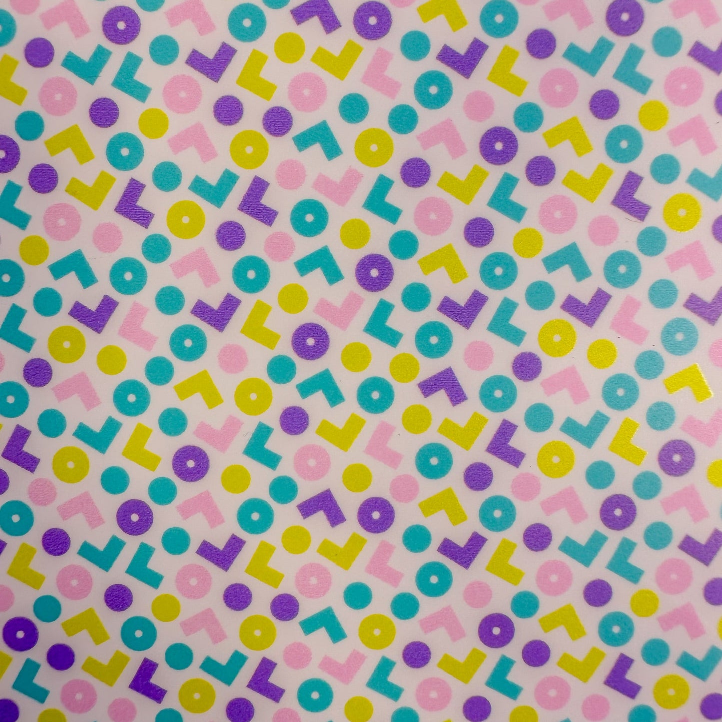 80's Neon Geometric Pattern Acrylic Sheet - CMB Pattern Acrylic