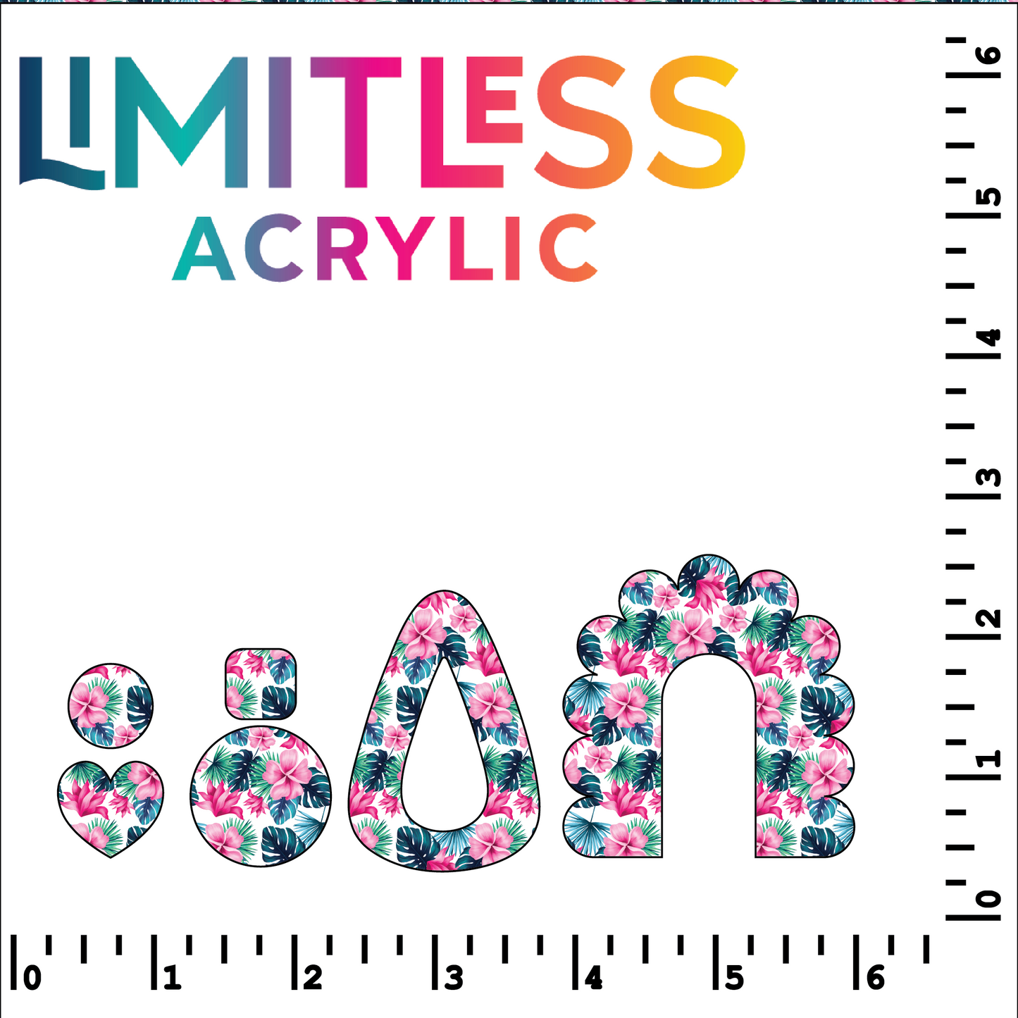 P0054 | Aloha Summer Pattern Acrylic Sheets