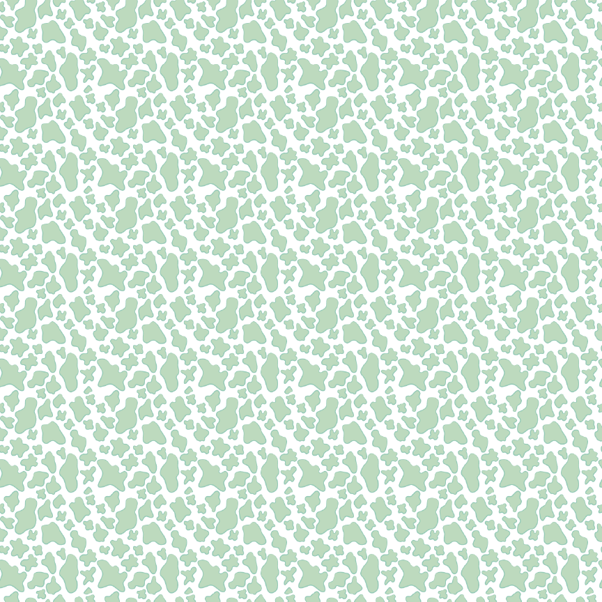 P0272 | Cow Print- Pastel Mint Pattern Acrylic Sheet