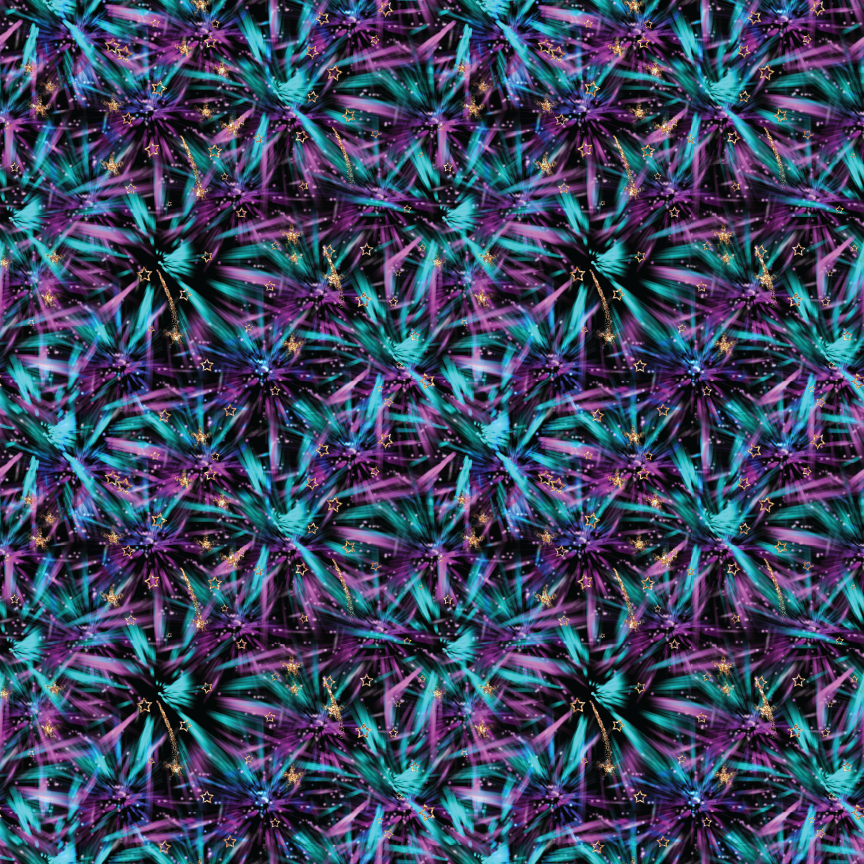 P0695 | Techno Stars Pattern Acrylic Sheet