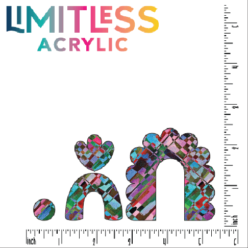 Abstract Brushstrokes Pattern Acrylic Sheet - CMB Pattern Acrylic