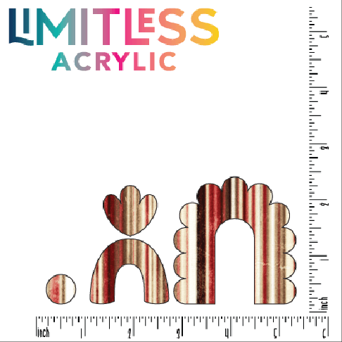 Autumn Stripes Pattern Acrylic Sheet - CMB Pattern Acrylic