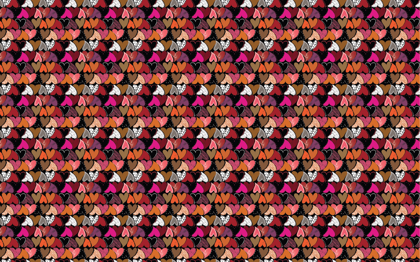 Be My Valentine Pattern Acrylic Sheet - CMB Pattern Acrylic