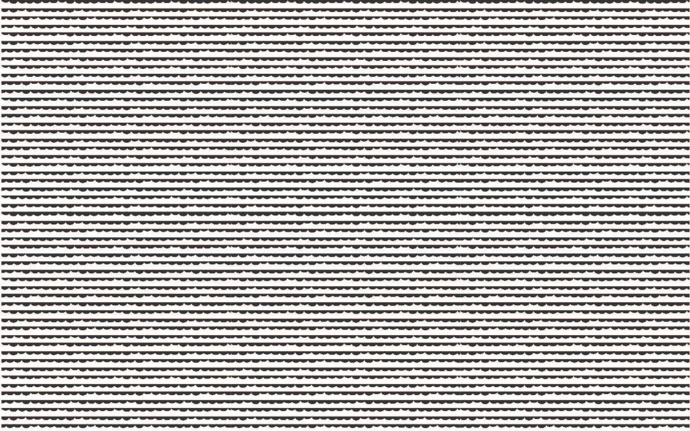 Black & White Scallop Stripes Pattern Sheet - CMB Pattern Acrylic