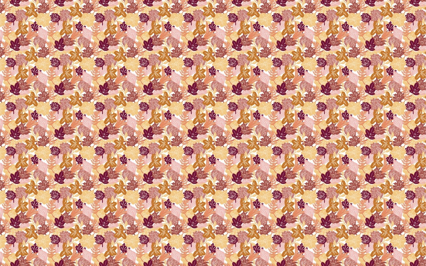 Boho Autumn Floral Pattern Acrylic Sheets - CMB Pattern Acrylic