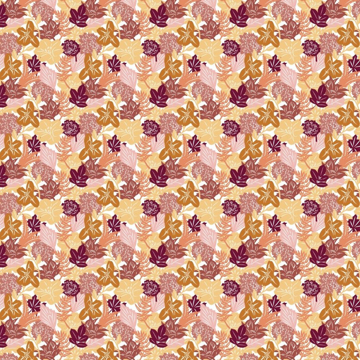 Boho Autumn Floral Pattern Acrylic Sheets - CMB Pattern Acrylic