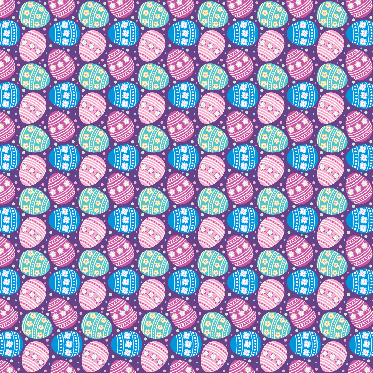 Bold Pastel Easter Egg Pattern Acrylic Sheets - CMB Pattern Acrylic