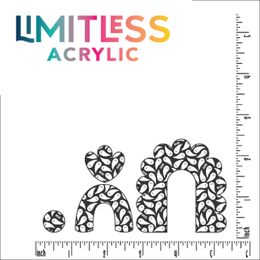 Boo Ghosts Pattern Acrylic Sheet - CMB Pattern Acrylic