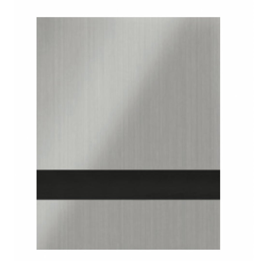 Brushed Stainless Steel Engraves Black Laser XT Two Tone Acrylic Sheets - Acrylic Sheets