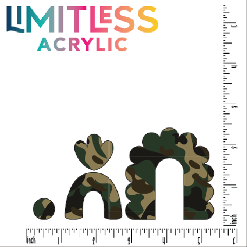 Camouflage Pattern Acrylic Sheet - CMB Pattern Acrylic