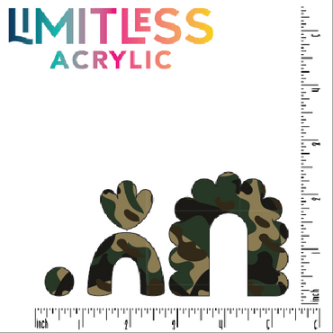 Camouflage Pattern Acrylic Sheet - CMB Pattern Acrylic