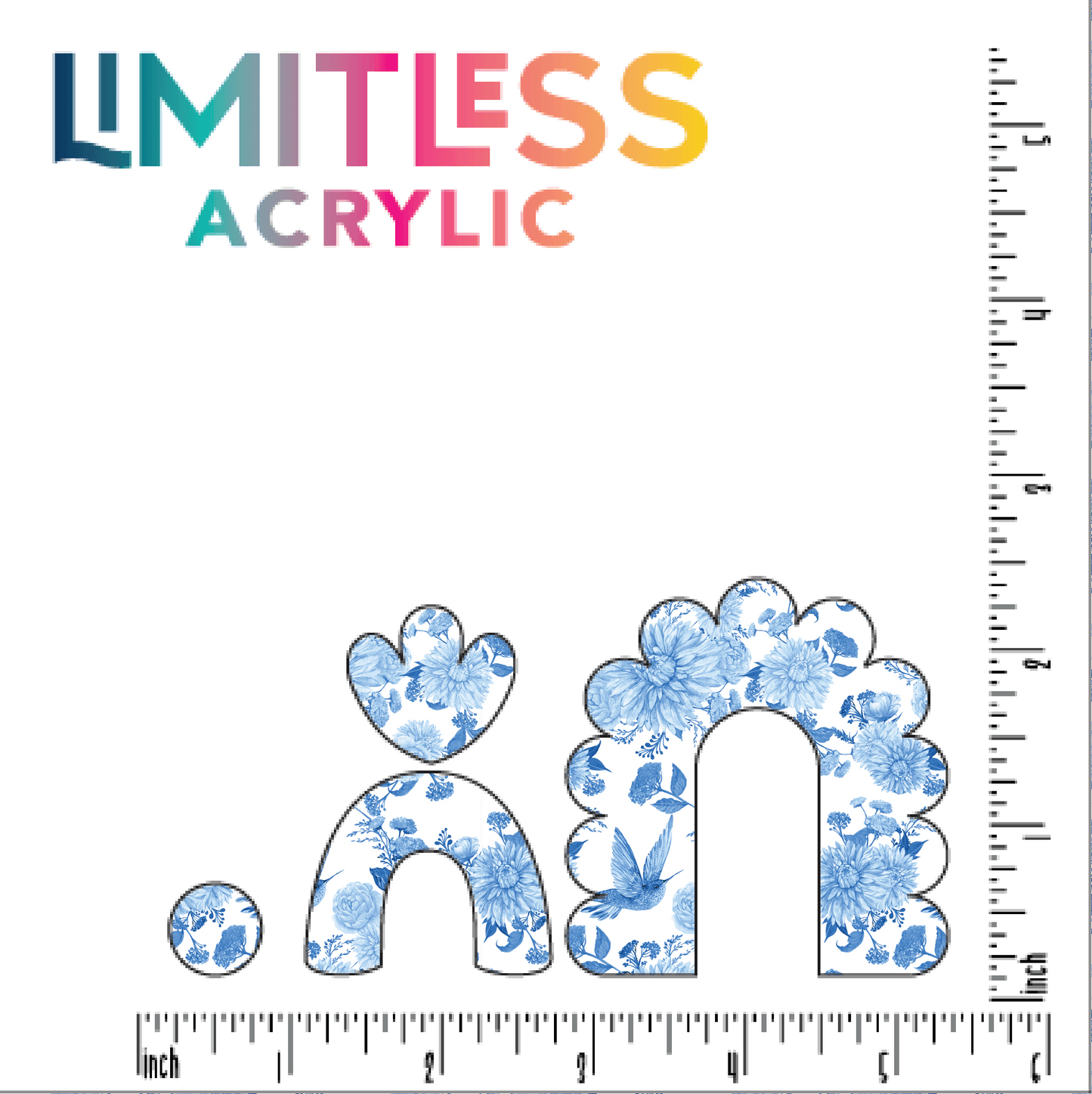 Chinoiserie Pattern Acrylic Sheet - CMB Pattern Acrylic