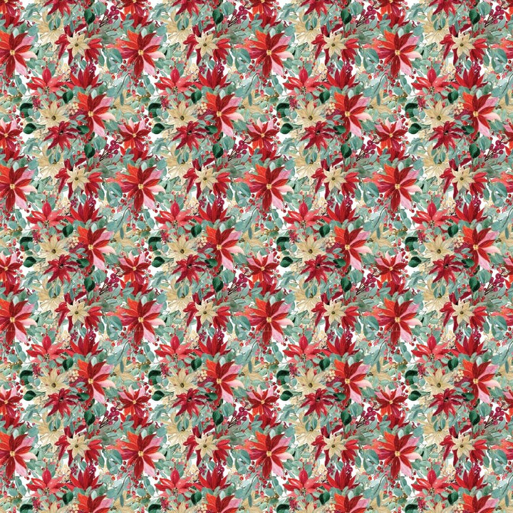 Christmas Watercolor Floral Pattern Acrylic Sheets - CMB Pattern Acrylic