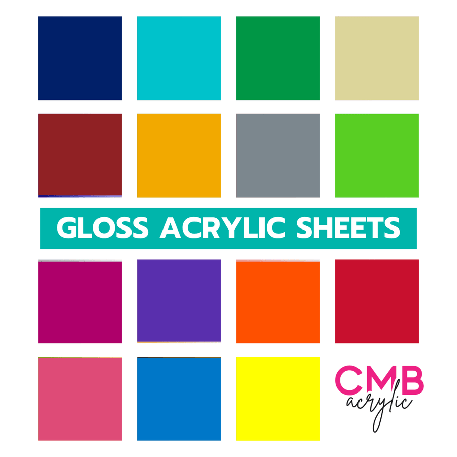 Colored Acrylic Sheets 48" X 96" -