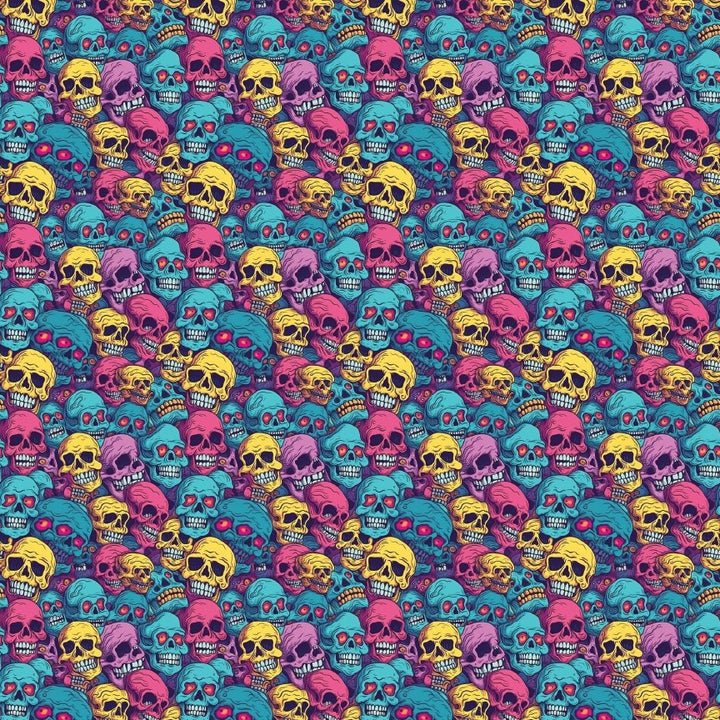 Colorful Skulls Pattern Acrylic Sheets - CMB Pattern Acrylic