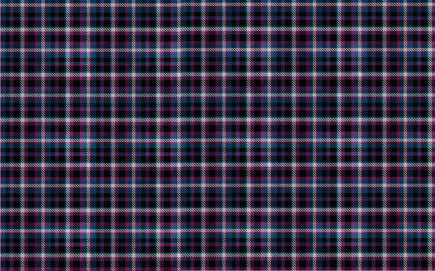 Dark Flannel Plaid Purple & Blue Pattern Sheet - CMB Pattern Acrylic