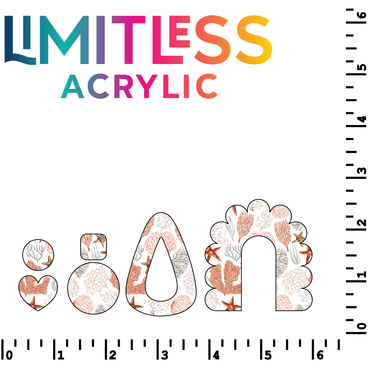 Earthy Sea Corals Pattern Acrylic Sheets - CMB Pattern Acrylic