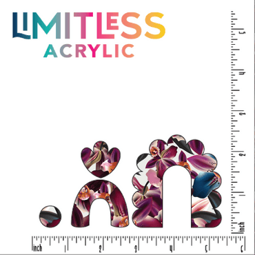 Fall Floral Pattern Acrylic Sheet - CMB Pattern Acrylic