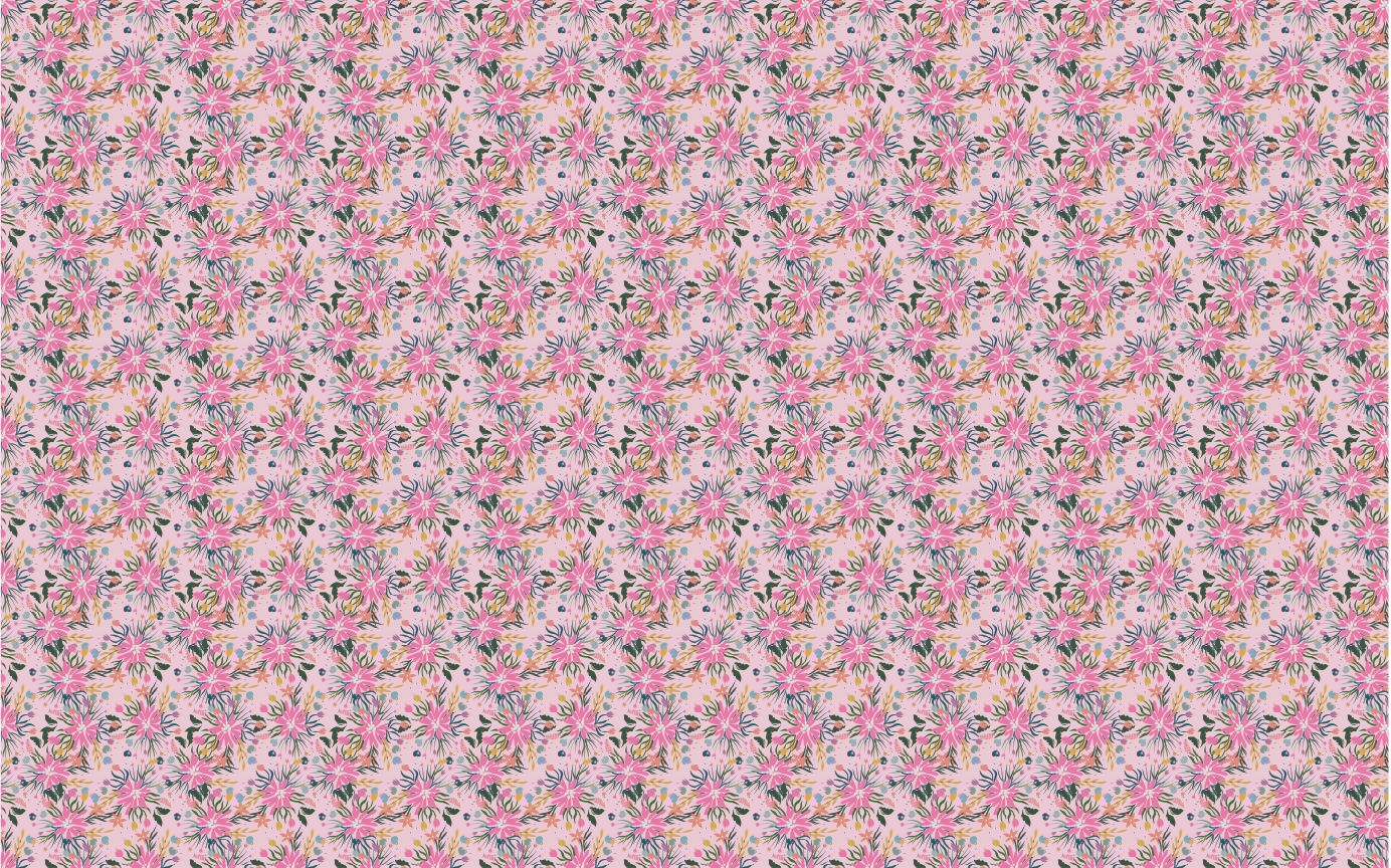 Floral Bloom Pink Pattern Acrylic Sheet - CMB Pattern Acrylic