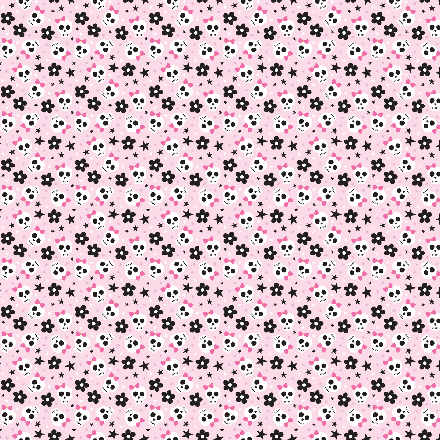 Girly Skulls Pattern Acrylic Sheets - CMB Pattern Acrylic